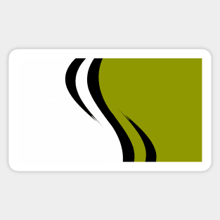 'S' Swoosh Khaki Sticker